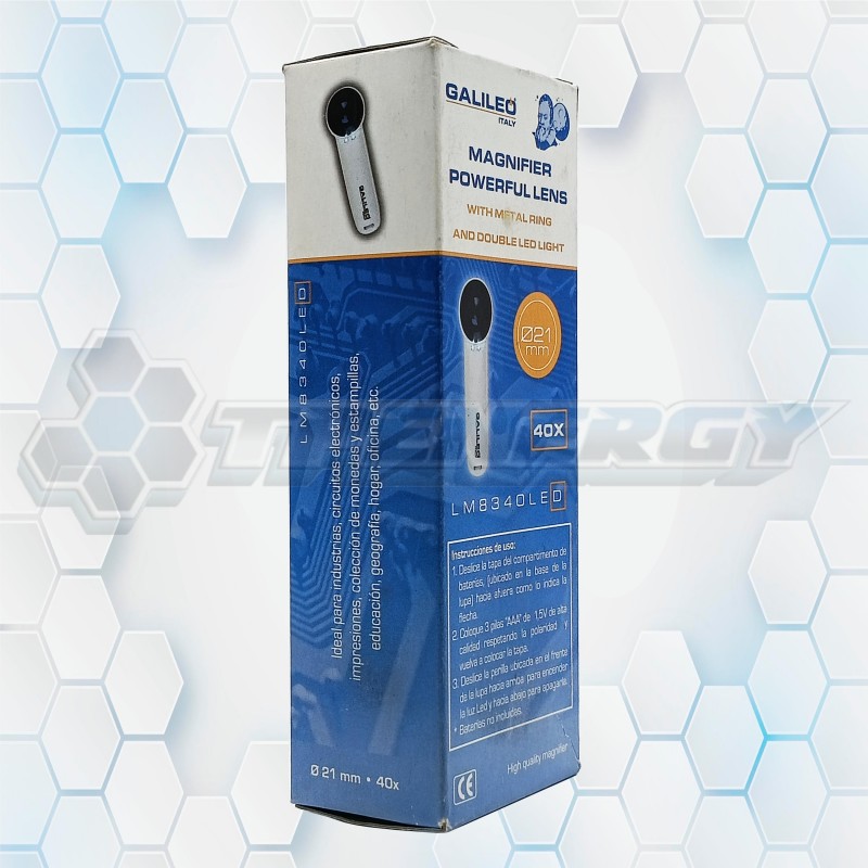 lupa de mano lm8340led galileo Lupa de mano LM8340LED GALILEO