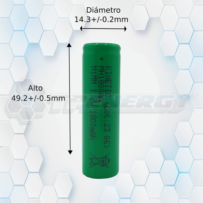 aa ni mh 1.8ah kinetic AA NI-MH 1.8AH KINETIC