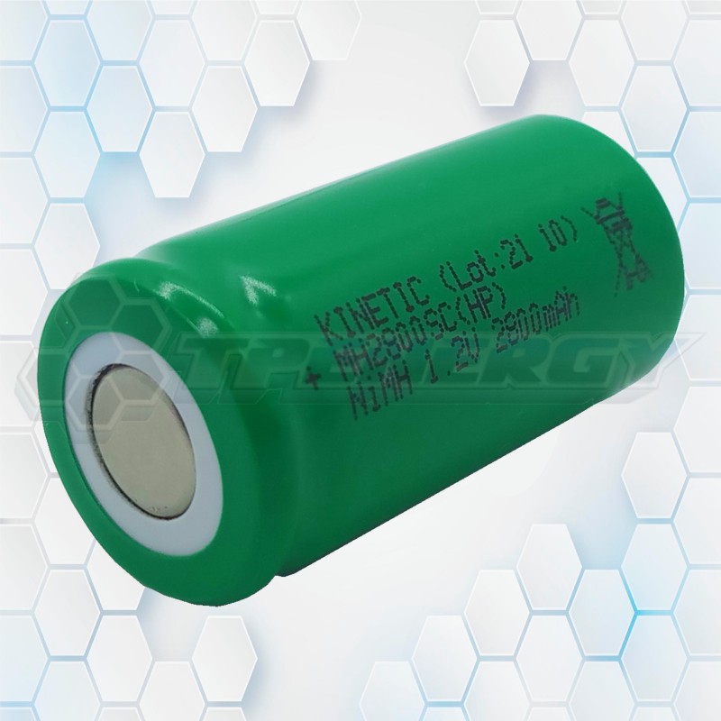 sub c ni mh 2.8ah kinetic SUB-C NI-MH 2.8AH KINETIC