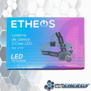 Linterna De Cabeza 3 Cree LED 120 Lumines Etheos LU-C3
