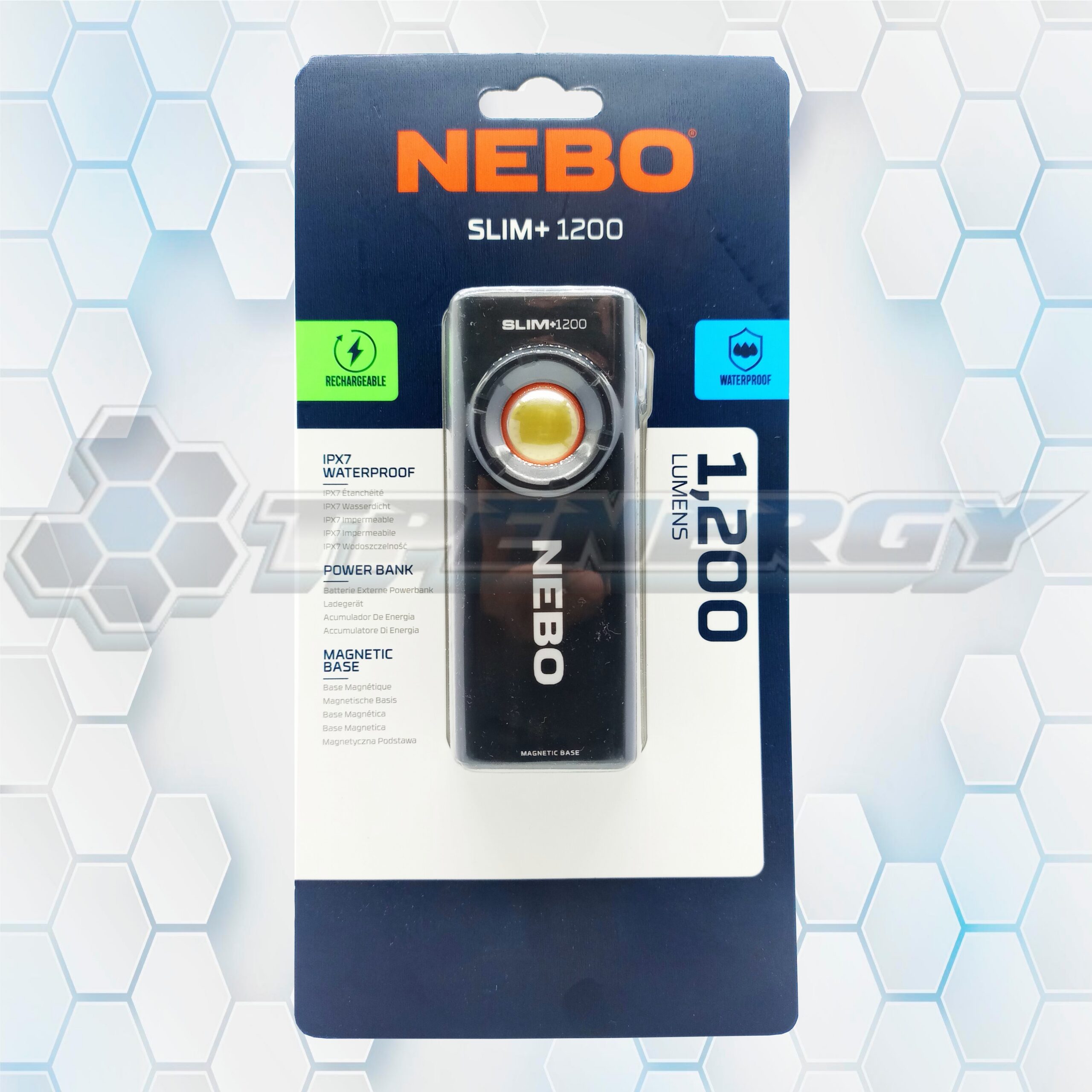 linterna de bolsillo recargable nebo slim +1200 lúmenes con power bank Linterna de Bolsillo Recargable NEBO Slim +1200 Lúmenes con Power Bank