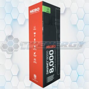 Linterna de mano Davinci 8000 Lúmenes Nebo recargable