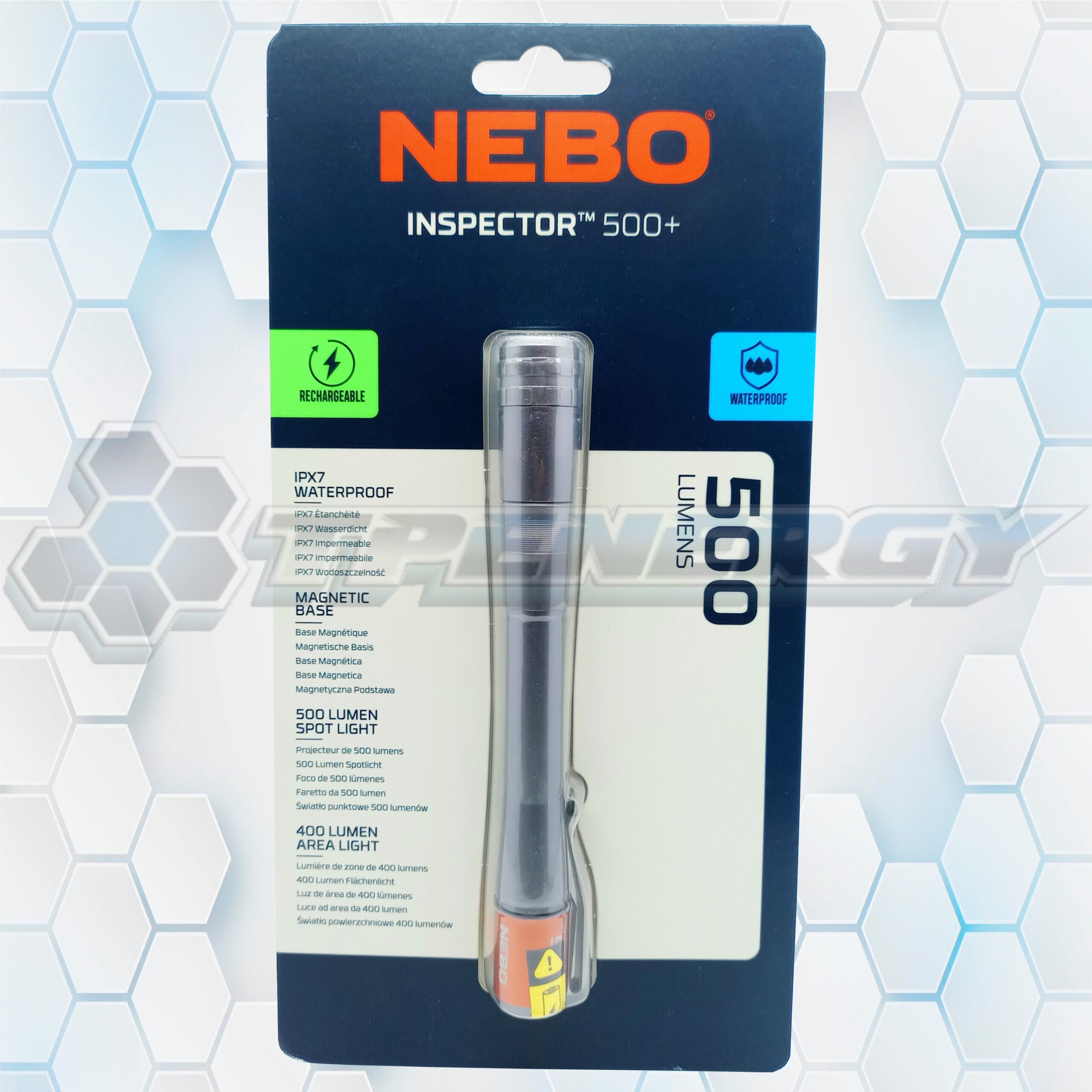 linterna de mano recargable nebo inspector flex 500+ lúmenes Linterna de mano Recargable NEBO Inspector Flex 500+ Lúmenes