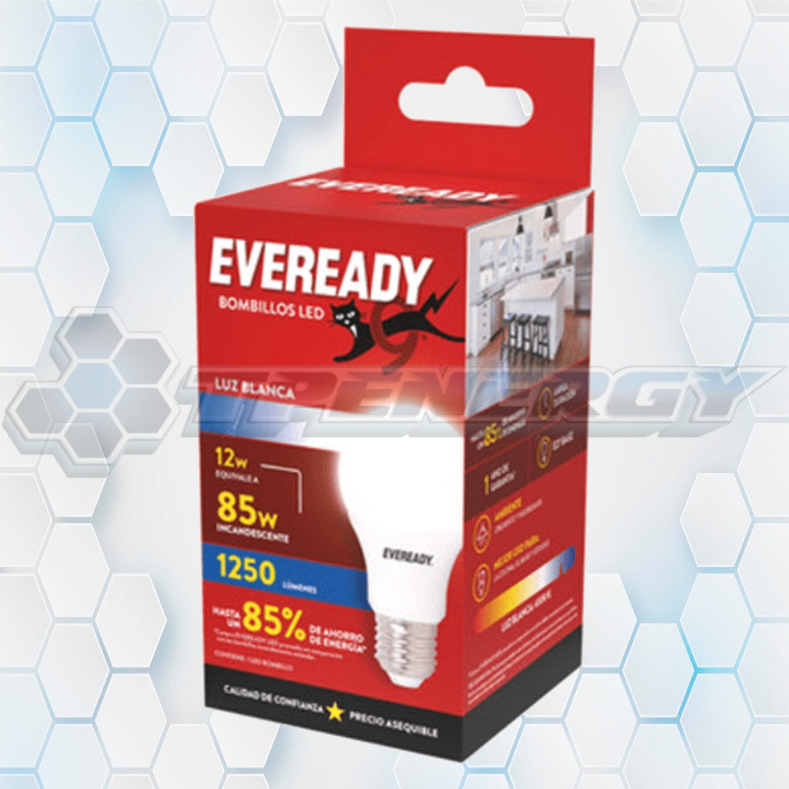 foco lampara led 12w 1250 lúmenes equivale a 85w eveready Foco Lampara LED 12w 1250 Lúmenes Equivale A 85w Eveready