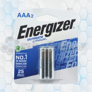 Batería Pila AAA L92 Energizer Lithium 1.5 V Blister X2
