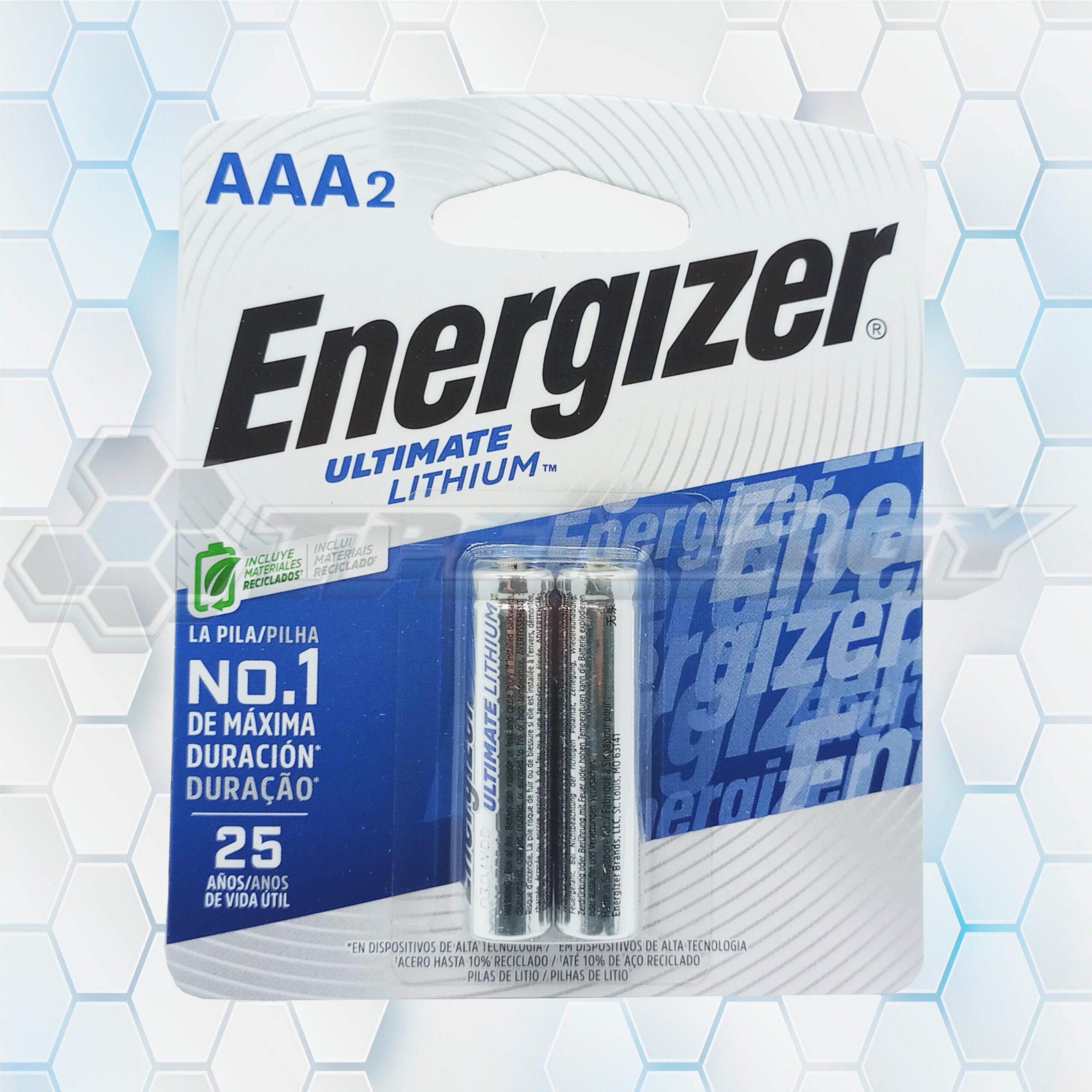 batería pila aaa l92 energizer lithium 1.5 v blister x2 Batería Pila AAA L92 Energizer Lithium 1.5 V Blister X2