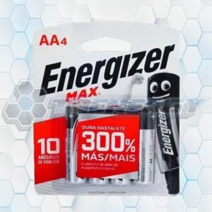 Pilas Alcalinas Energizer Max E91 AA Blister x4