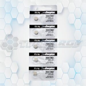 Pila Botón Energizer 364/363 Oxido De Plata De Relogería BL5