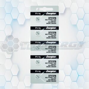 Pila Botón Energizer 377/376 Oxido De Plata De Relogería BL5