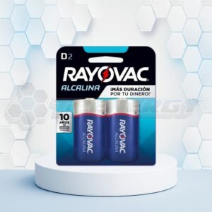 Pila Alcalina Tipo D 813 2LA Rayovac BL2