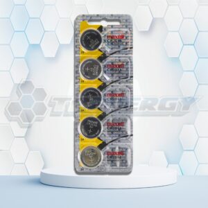 Batería Pila Botón CR2016 3 Volt Maxell BL5