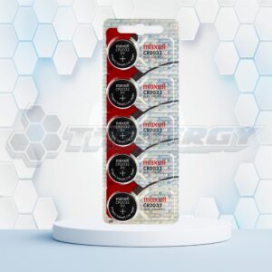 Batería Pila Botón CR2032 Maxell 3 Volt BL5