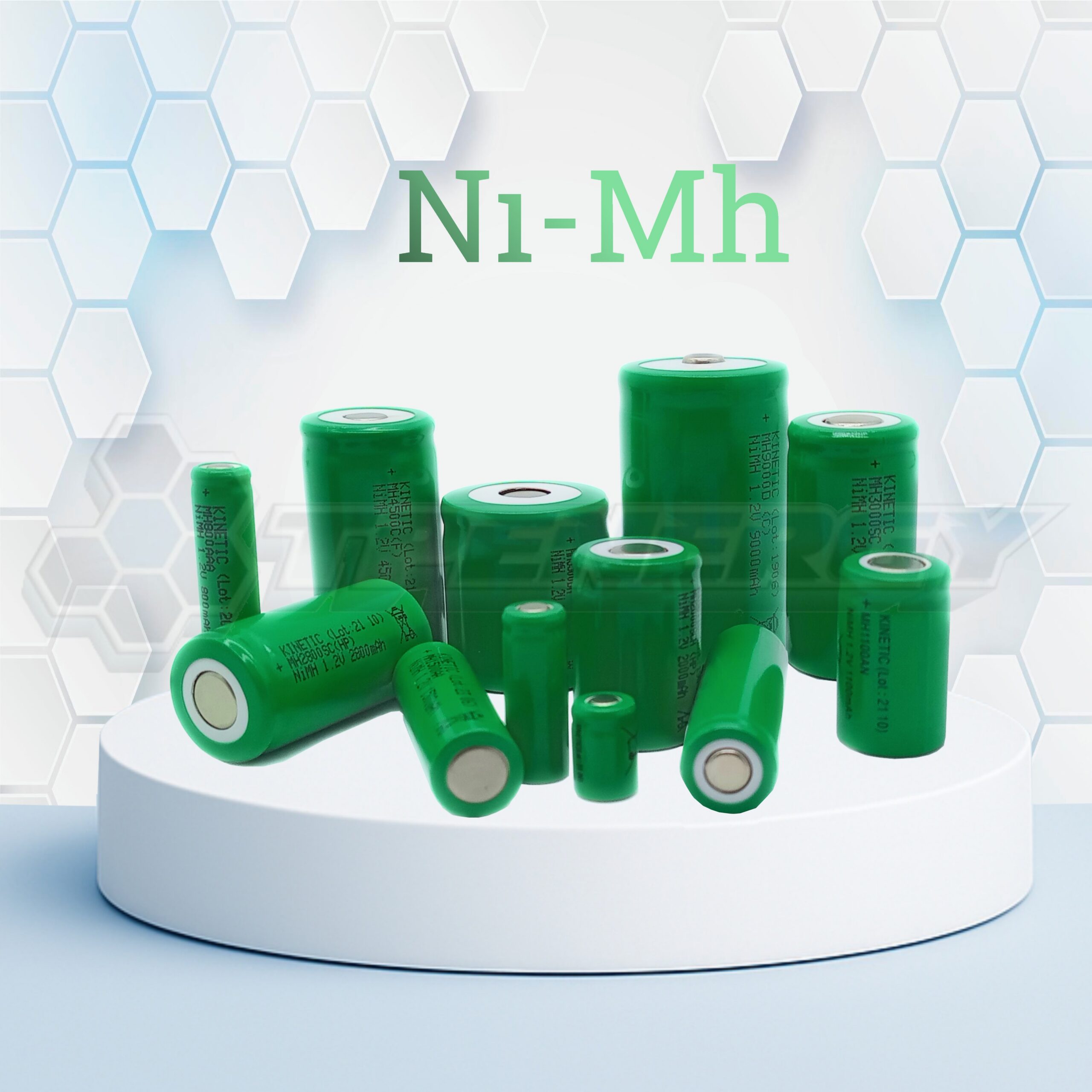 Pila Industrial Sub-C MH3000SC Ni-Mh 1.2 V Kinetic Recargable Pila Industrial Sub-C MH3000SC Ni-Mh 1.2 V Kinetic Recargable