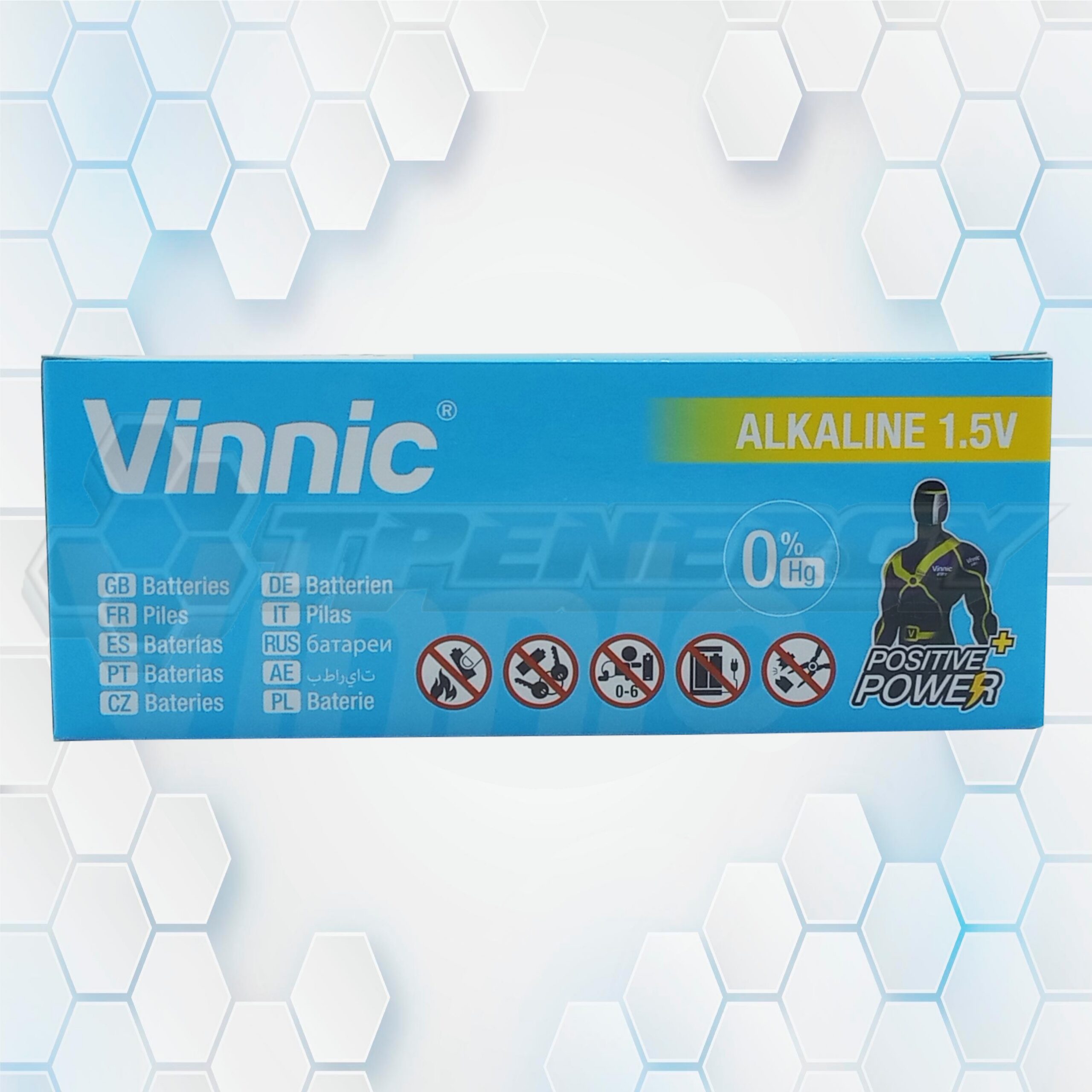 Pila Botón Alcalina LR41 L736F AG3 1.5 V. Vinnic BL10 Pila Botón Alcalina LR41 L736F AG3 1.5 V. Vinnic BL10