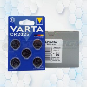 Pila Botón CR2025 De Litio 3 V. Varta Caja x10 BL5