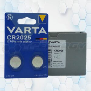 Pila Botón CR2025 De Litio 3 V. Varta BL2