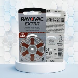 Pila Botón AC312 Zinc-Air 1.45 V. Rayovac Extra Audiología