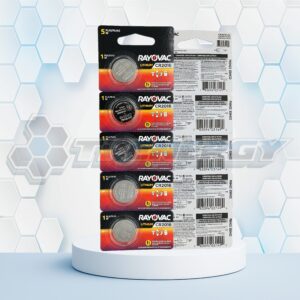 Pila Botón CR2016 De Litio 3 V. Rayovac BL5