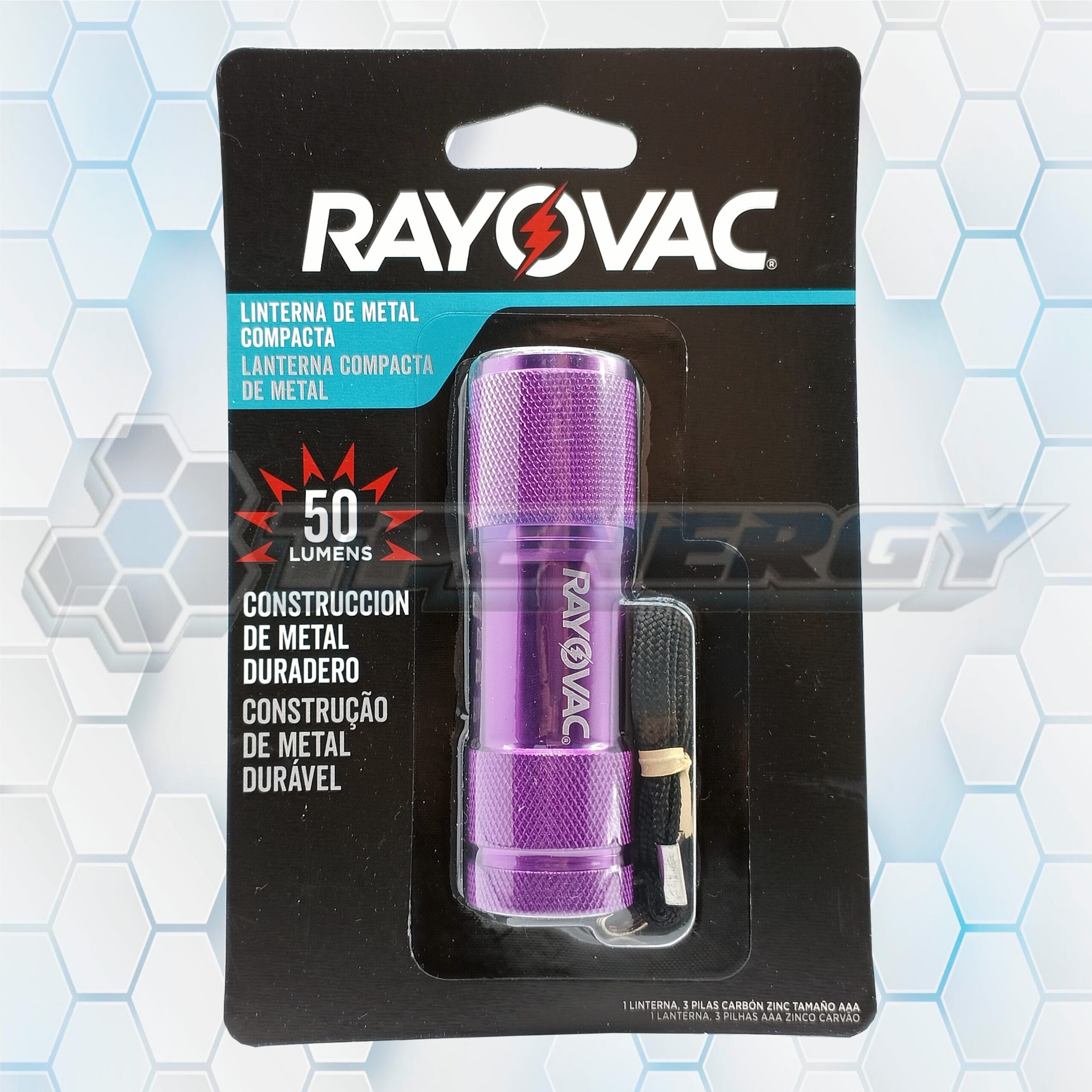 Linterna Led De Metal Compacta ROVMLHV32H 50 Lúmenes RAYOVAC Linterna Led De Metal Compacta ROVMLHV32H 50 Lúmenes RAYOVAC