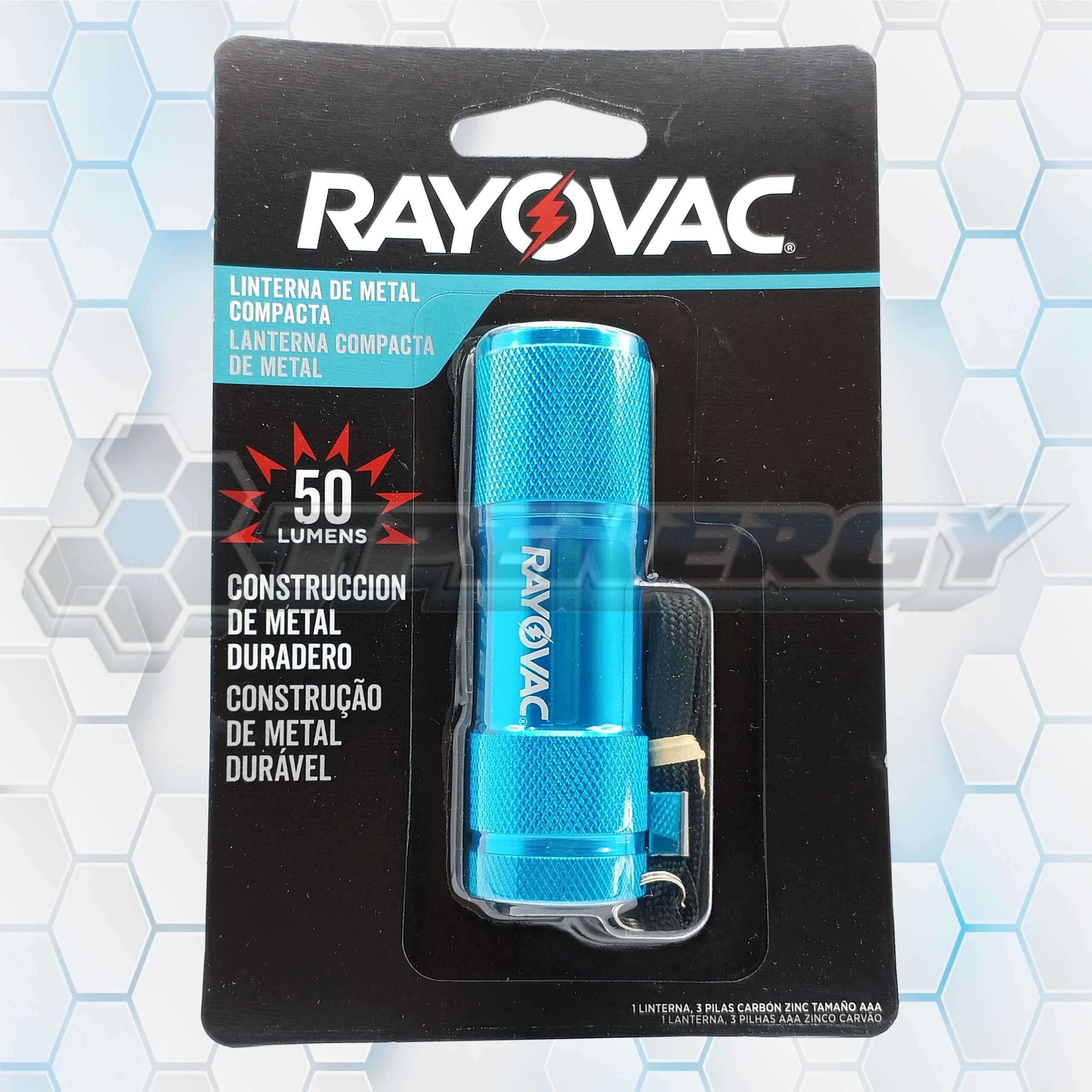 Linterna Led De Metal Compacta ROVMLHV32H 50 Lúmenes RAYOVAC Linterna Led De Metal Compacta ROVMLHV32H 50 Lúmenes RAYOVAC