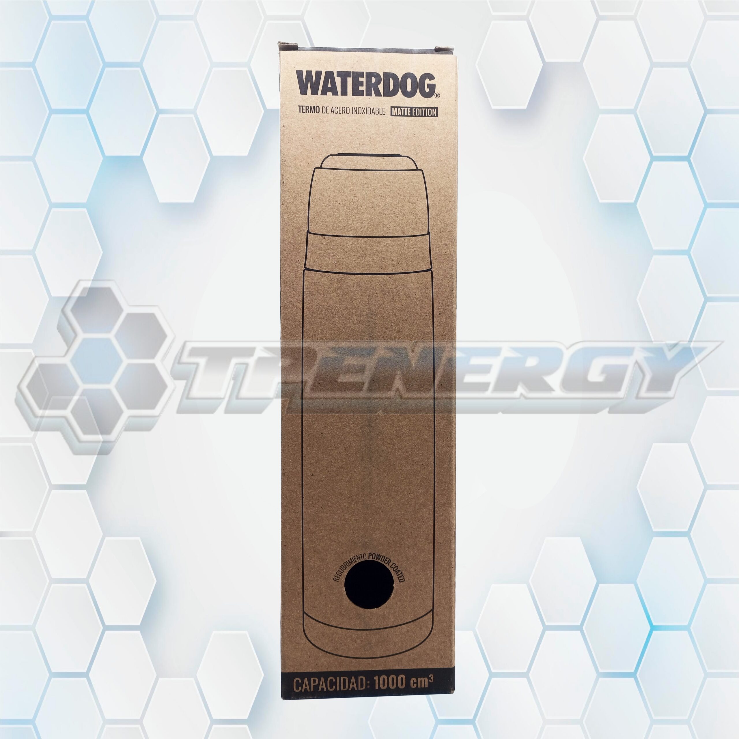 Termo De Acero Inoxidable 1L TA1001ALE BK Waterdog Termo De Acero Inoxidable 1L TA1001ALE BK Waterdog