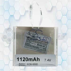 Batería Recargable Cameron Sino EOS650D 1120mAh 7.4V CS-LPE8