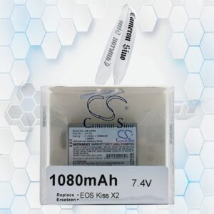 Batería Recargable Cameron Sino EOS Kiss X2 7.4V 1080mAh CS-LPE5