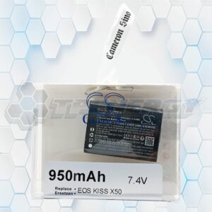 Batería Recargable Cameron Sino EOS Kiss X50 7.4V 950mAh CS-LPE10